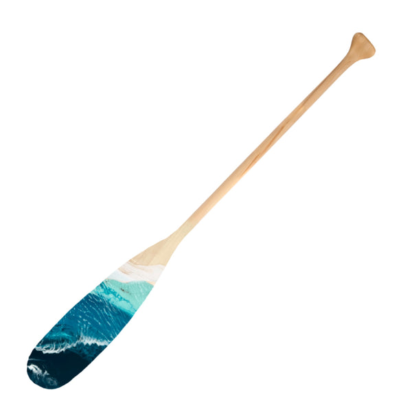 Coastal Epoxy Art Paddle